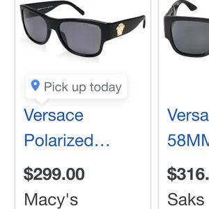 VERSACE polarized sunglasses MOD 4275 GB1/81 58018 140 3P black Medusa head